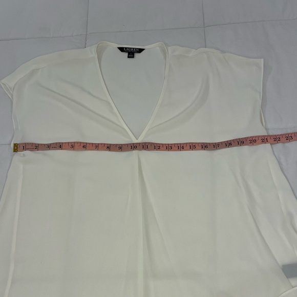 Ralph Lauren Women's Cream soft blouse - Picture 7 of 10